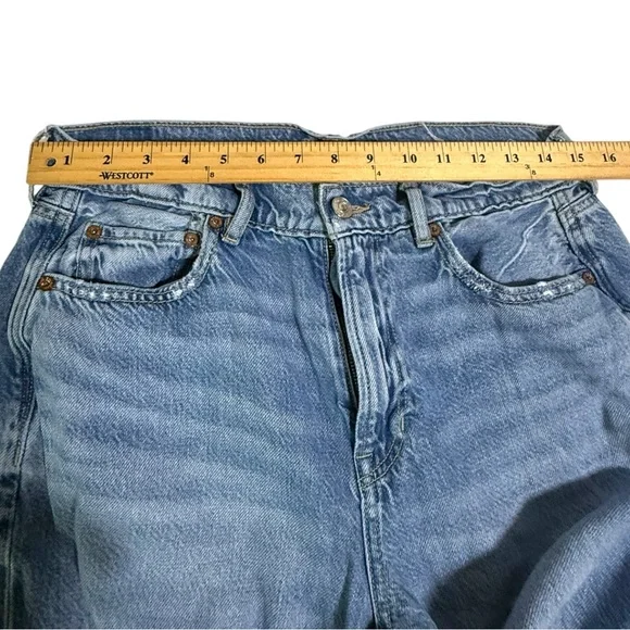 American Eagle High Rise Baggy Women's Jeans 10S - Picture 4 of 7